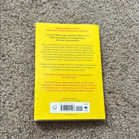 Never Split the Difference - Picture 2 of 2